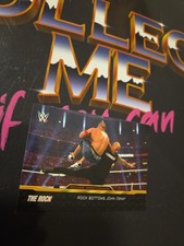 Topps WWF WWE The Rock bottoms