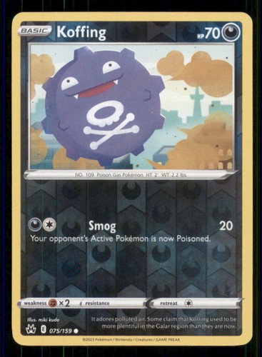 Koffing crown zenith 075 159 - koffing,