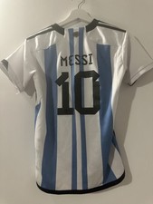 Maglia da calcio 2022 Messi #10 Argentina taglia M maglietta home shirt mondiali