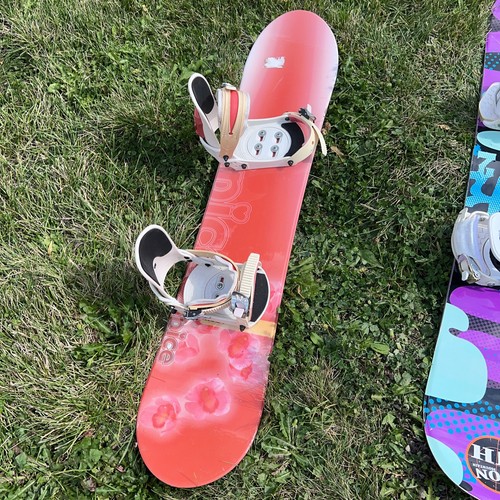 Snowboard bindings set - snowboard,
