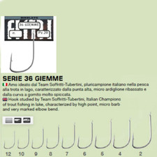 Ami Tubertini Serie 36 GIEMME NICHELATO 20PZ  AGONISMO TROTA LAGO / TORRENTE