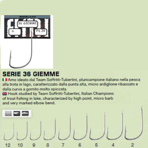 Ami tubertini serie giemme - ami, 36