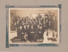 1915 The Good timers Club Pontevico Brescia foto ricordo cartonata