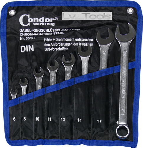 Set serie chiavi combinate - 8,