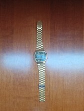Orologio Casio in acciaio dorato con quadrante mimetico