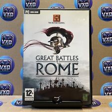 THE HISTORY CHANNEL GREAT BATTLES OF ROME PC GIOCO VIDEOGIOCO PARI AL NUOVO
