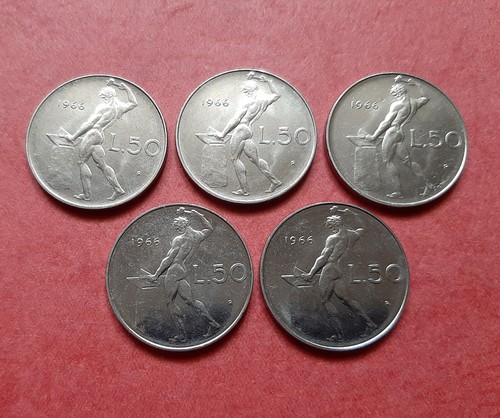 Lotto lire 1966 vulcano - 50,