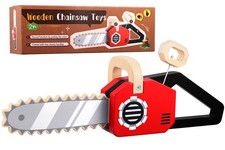 Motosega giocattolo in legno