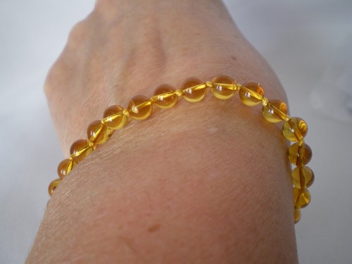 Bracciale ambra olmeca - bracciale,