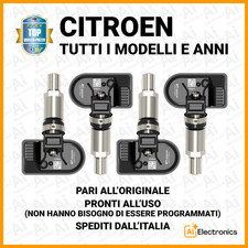 4x SENSORI TPMS CITROEN C3 C4