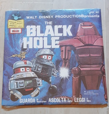 disney 1979 the black hole 45 rpm record and book sealed