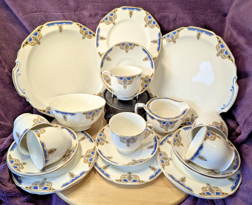 Bellissimo set tè art deco - da,