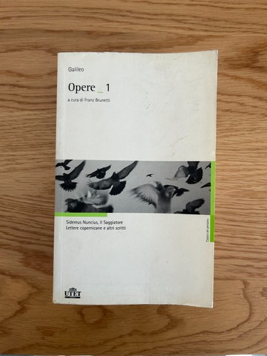 Galileo galilei opere volume - opere,