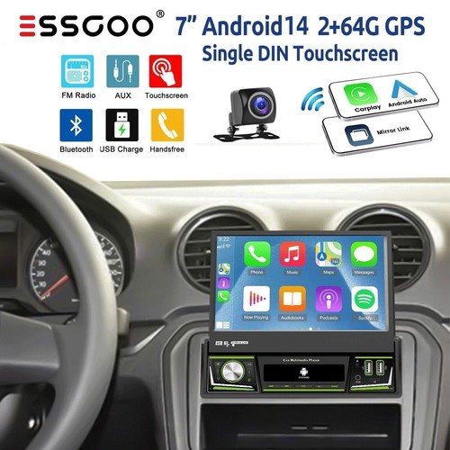 Autoradio 64g din android 14 - 64g,