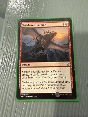 Sarkhan triumph dragons of - sarkhan's,