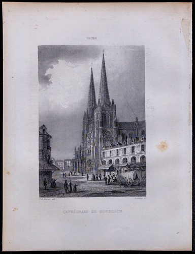 1851 vista la cattedrale - 1851,