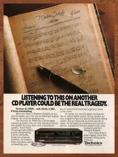 1989 technics p999 lettore - 1989,