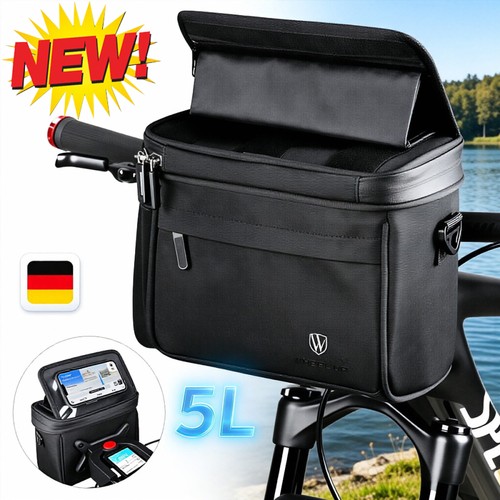 Borsa manubrio nera 5l - borsa,