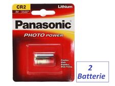 2 batterie CR2  PANASONIC  Litio  3V