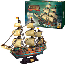 Puzzle 3D San Felipe - Modellismo Da Costruire Adulti | Costruzioni per Bambini 