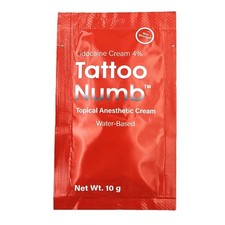 10 x 10 g TattooNumb crema paralizzante pelle intorpidita piercing tatuaggio indolore