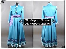 Simile Olaf's Frozen Adventure Vestito Carnevale Anna Donna Cosplay Anna 8899605