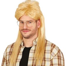 Parrucca bionda lunga uomo