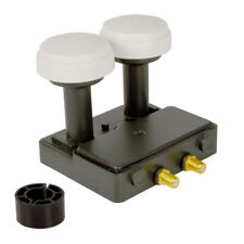 LNB TWIN Monoblocco Astra Hotbird 6,2 Gradi Doppio 2 Partecipanti FullHD HDTV 4K 3D