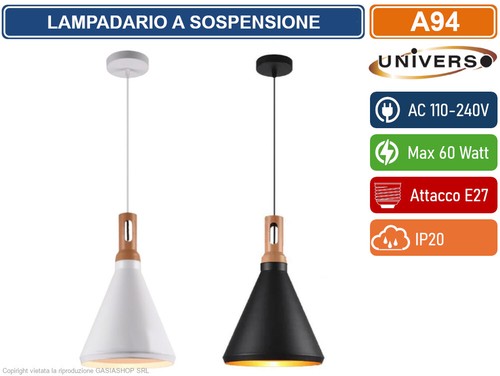 Lampadario metallo a - lampadario,