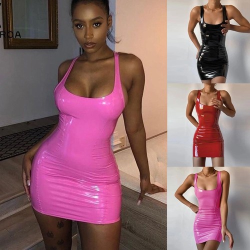 Mini abito donna pvc - abito,
