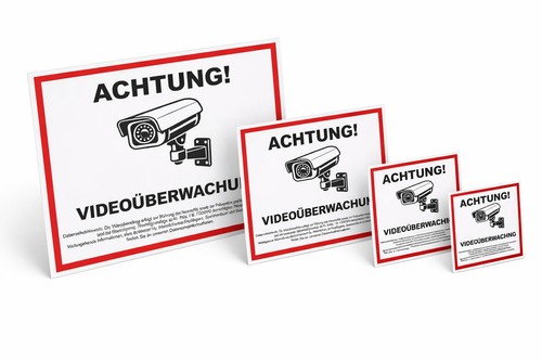 Adesivo per videosorveglianza