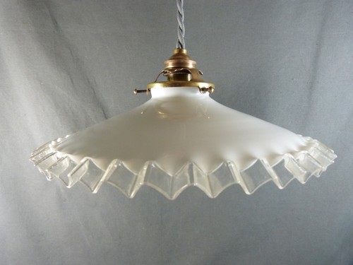 Abat jour vintage opaline - abat-jour, en