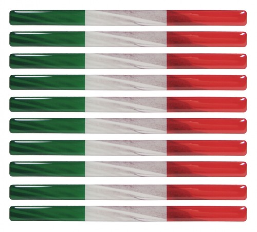 Bandiere italia adesivi - italia, 3d