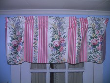 WAVERLY-CUSTOM VALANCE-ROSE