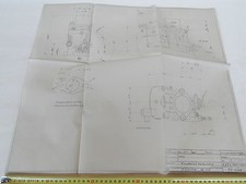 DISEGNO TECNICO 1950 CARBURATORE ZENITH 36 VIF FIAT LANCIA ALFA ETC