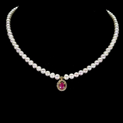 Collana gemsporium argento - collana, in