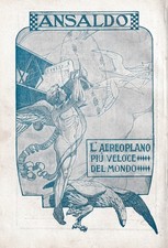 PUBBLICITA 1918 ANSALDO