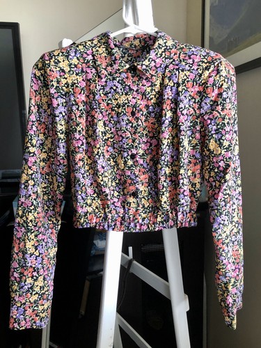 Zara floral crop - floral, long