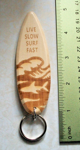 New wooden surfboard surfing - wooden,