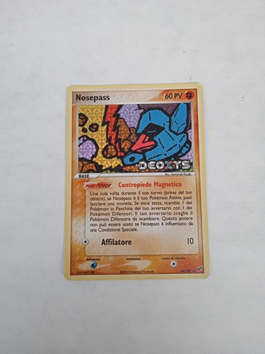 Carta pokemon nosepass - pokemon, "nosepass"