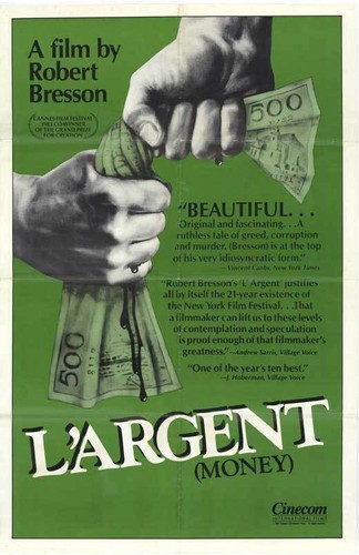 Poster argent film 27x40 - l'argent,