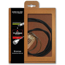 Fasi Bike Kit Cavo Freno TURBO Plus per Bici da Corsa, Nero, Leggero e Durevole