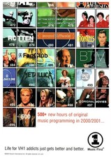 Cartolina d'epoca VH1 musica