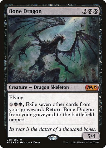 Mtg bone dragon - mtg, set