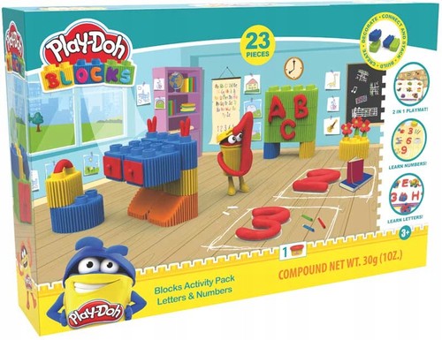Lettere numeri play - e, play-doh