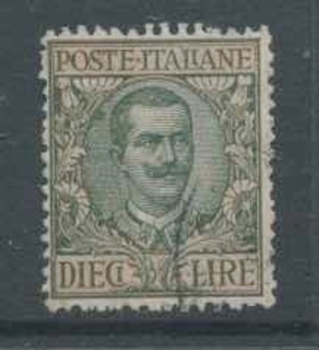 Italia 1901 sg85 10l verde - verde, e
