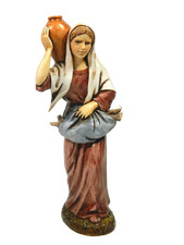 Pastore Donna con Brocca Landi Moranduzzo CM 12 - Anfora Pastori Presepe