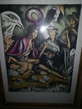  GREGORIO SCILTIAN LITOGRAFIA A COLORI 50 X 70 CON CERTIFICATO DI AUTENTICITÀ 