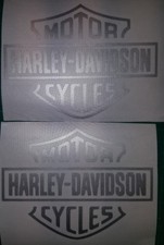 2 adesivi logo Harley Davidson