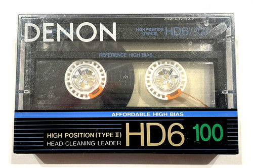 Denon hd6 100 audiocassetta - denon,